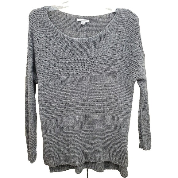 American Eagle Outfitters Women's Gray Loose Knit Pullover Sweater Size Large - Picture 1 of 9